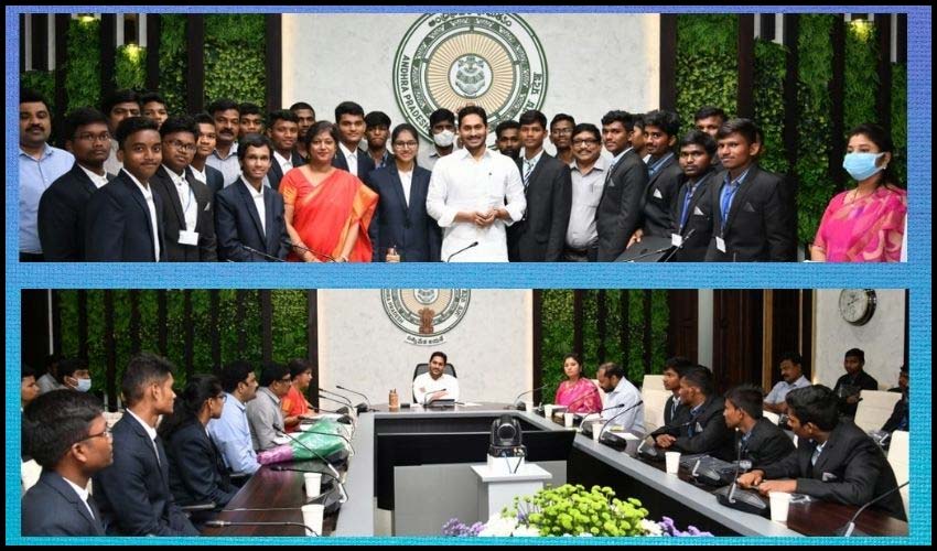 AP : ఐఐటీ ర్యాంకర్లకు సీఎం అభినందన, కలెక్టర్ల స్థాయికి చేరుకోవాలి | CM YS Jagan congratulates IIT rankers In CM Camp Office