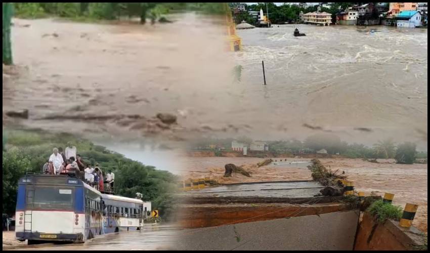 Flood In Kadapa : ఏపీలో వరద బీభత్సం : కడప జిల్లాలో 50 మంది మృతి | Andhra Pradesh: 50 dead in flash flood in Kadapa district