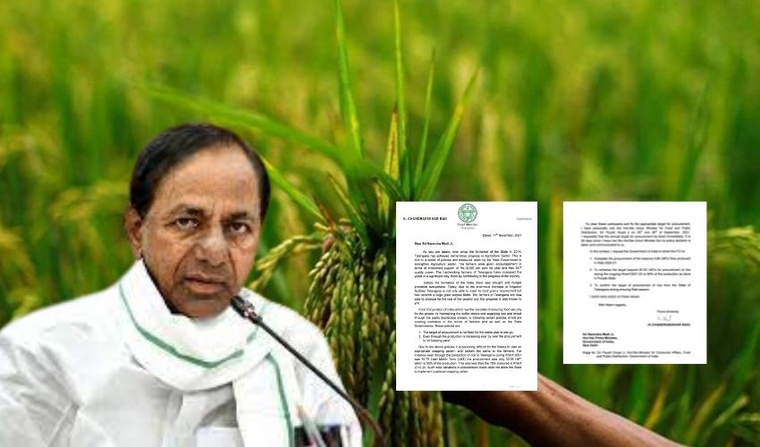 Paddy Procurement : మోదీకి సీఎం కేసీఆర్ లేఖ…ధాన్యం కొనుగోళ్లు చేయాలని విజ్ఞప్తి | Telangana CM KCR Letter To PM Modi Paddy Procurement Issue